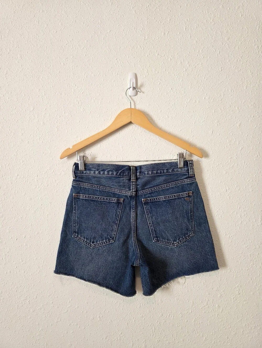 Madewell The Brynn Long Relaxed Denim Short 24